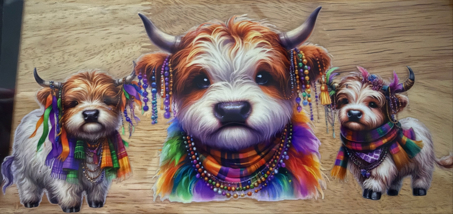Cow - Multi Color Scarf #41