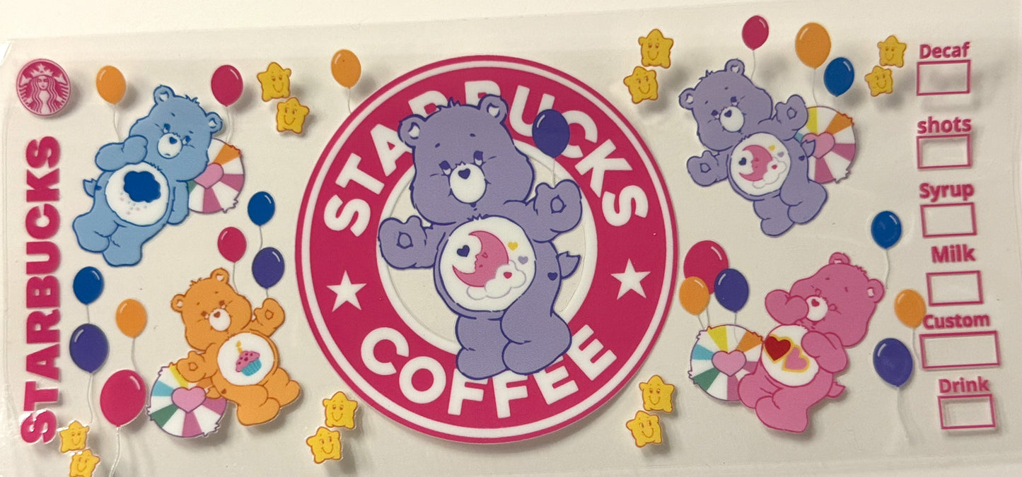Purple Care Bear Starbucks