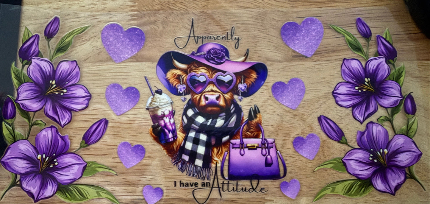 Cow - Apparently I have an Attitude, Purple #37