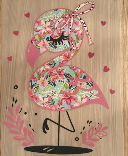 Single Flamingo
