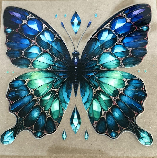 Butterfly - Teal