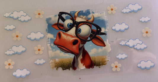 Cow - Sassy Cow with Glasses #13