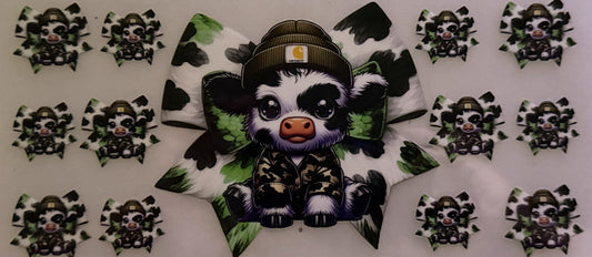 Cow - GreenFlannel Cowhartt #19