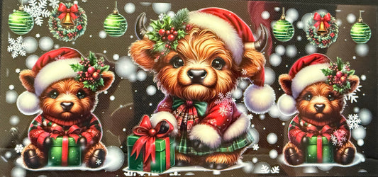 Cow with Present