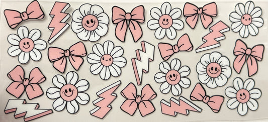 Pink Smiley Daisys