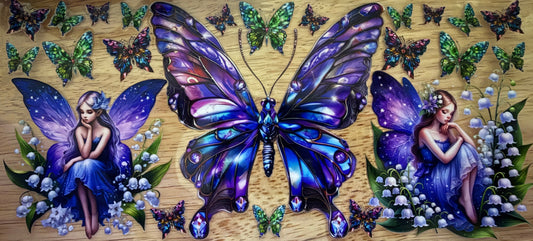 Purple Butterfly Faries # 25