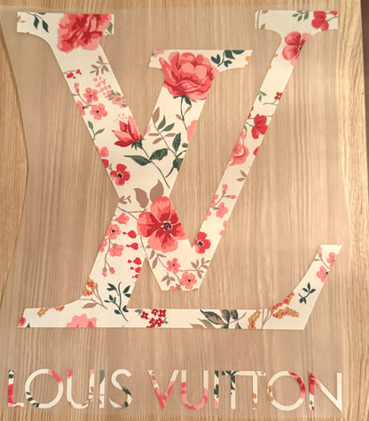 LV White Floral