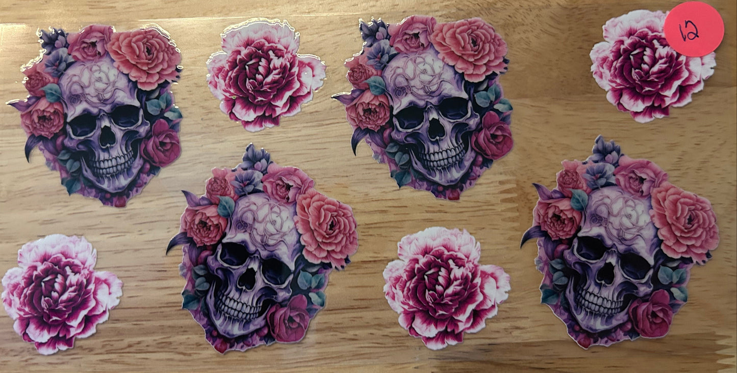 Misc 12 - Skull with flowers