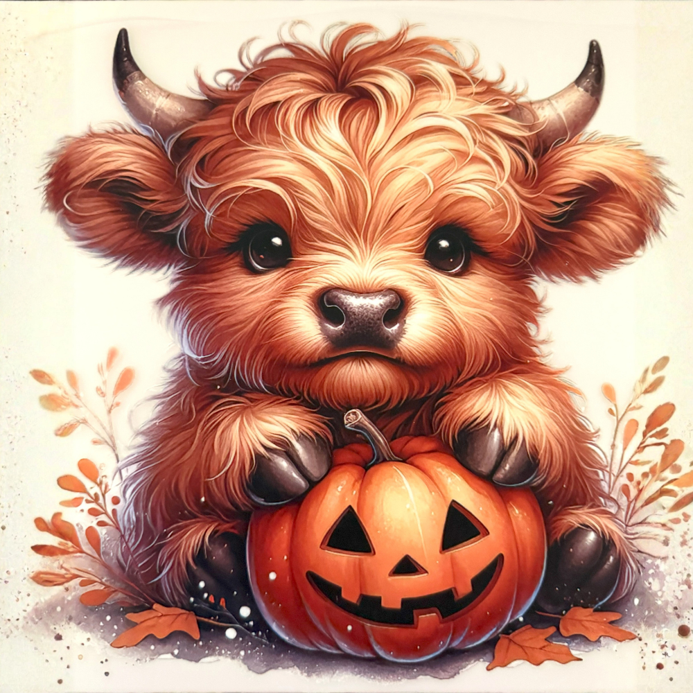 Cow With Pumkin