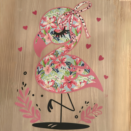 Single Flamingo