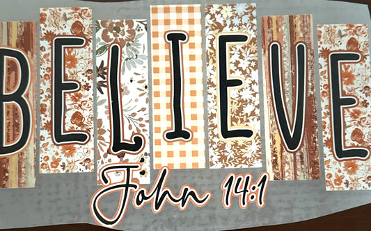 Believe John 14:1